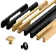 Black Wardrobe Kitchen Cabinet Handles